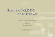 Status of KLOE-2               Inner Tracker 