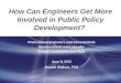 How Can Engineers Get More Involved in Public Policy Development?