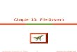 Chapter 10:  File-System