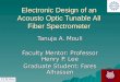 Electronic Design of an Acousto Optic Tunable All Fiber Spectrometer
