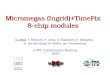Micromegas (Ingrid)+ TimePix  8-chip modules