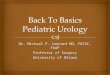 Back To Basics Pediatric Urology