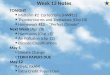 Week  13  Notes