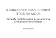 A data-centric event-oriented RTOS for MCUs