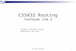 CSS432  Routing Textbook Ch4.2