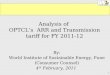 Analysis of  OPTCL’s  ARR and Transmission tariff for FY 2011-12