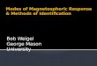 Modes of  Magnetospheric  Response &  Methods of Identification