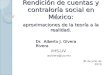 Rendición de cuentas y contraloría social en México: aproximaciones de la teoría a la realidad