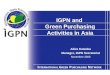 IGPN and  Green Purchasing Activities in Asia