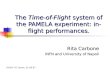 The  Time-of-Flight  system of the PAMELA experiment: in-flight performances