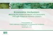 Presentation to FDIC Advisory Committee on Economic Inclusion October 24, 2007 Washington, D.C