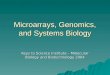 Microarrays, Genomics, and Systems Biology