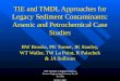 TIE and TMDL Approaches for Legacy Sediment Contaminants: Arsenic and Petrochemical Case Studies