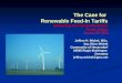 The Case for  Renewable Feed-In Tariffs EUEC Energy & Environment Conference Tucson, Arizona