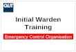 Initial Warden Training