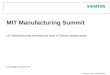 MIT Manufacturing Summit