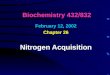 Biochemistry 432/832