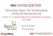 Develop Apps for Embedded Android Networking