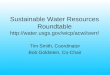 Sustainable Water Resources Roundtable watergs/wicp/acwi/swrr