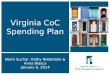 Virginia CoC Spending Plan