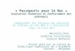 « Passeports pour le Bac » Evaluation formative et renforcement des prérequis