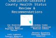 Charlotte/Sarasota County Health Status  Review & Recommendations