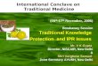 (16 th -17 th  November, 2006) Breakaway Session Traditional Knowledge  Protection  and IPR Issues