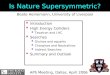 Is Nature Supersymmetric?