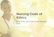 Nursing Code of Ethics