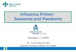 Influenza Primer:  Seasonal and Pandemic