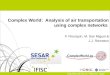 Complex World:  Analysis of air transportation using complex networks