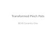 Transformed Pinch Pots