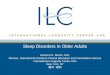 Sleep Disorders In Older Adults Harrison G. Bloom, M.D