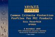 Common Criteria Protection Profiles for PKI Products