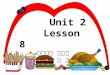 Unit 2     Lesson 8 授课年级 二年级     授课教师 王 丽