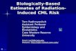 Biologically-Based Estimates of Radiation-Induced CML Risk