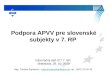 Podpora APVV pre slovenské subjekty v 7. RP