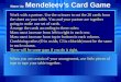 Warm Up:  Mendeleev’s Card Game