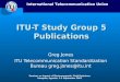 ITU-T Study Group 5 Publications
