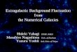 Extragalactic Background Fluctuation from the Numerical Galaxies