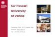 Ca’ Foscari University of Venice