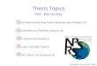 Thesis Topics Prof. Phil Durkee