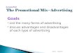 Lesson 6.2 The Promotional  Mix ─ Advertising
