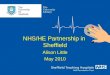 NHS/HE Partnership in  Sheffield