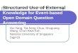 Structured Use of External  Knowledge for Event-based Open Domain Question Answering