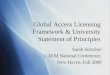 Global Access Licensing Framework & University Statement of Principles