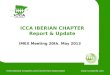 ICCA IBERIAN CHAPTER Report & Update