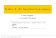 Status of  LBL Neutrino Experiments