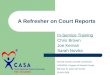 A Refresher on Court Reports