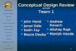 Conceptual Design Review 4/17/07 Team 1